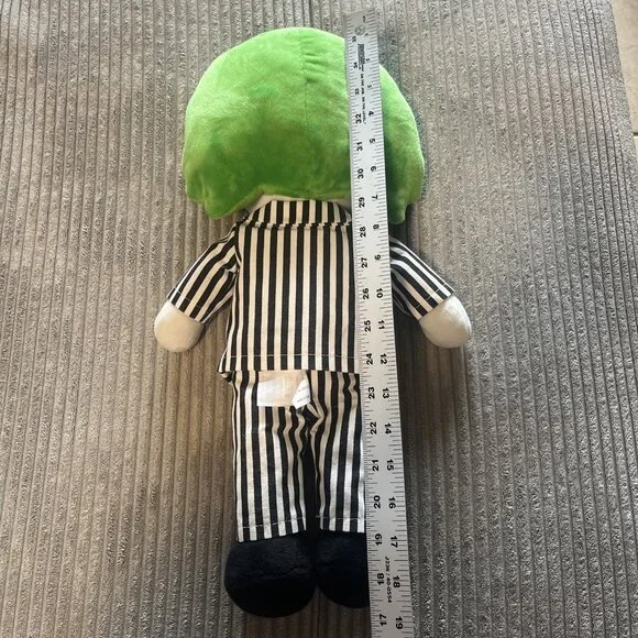 Beetlejuice 18" Plush Figure Black & White Stripe Spirit Exclusive NWOT WB Movie - Picture 3 of 8